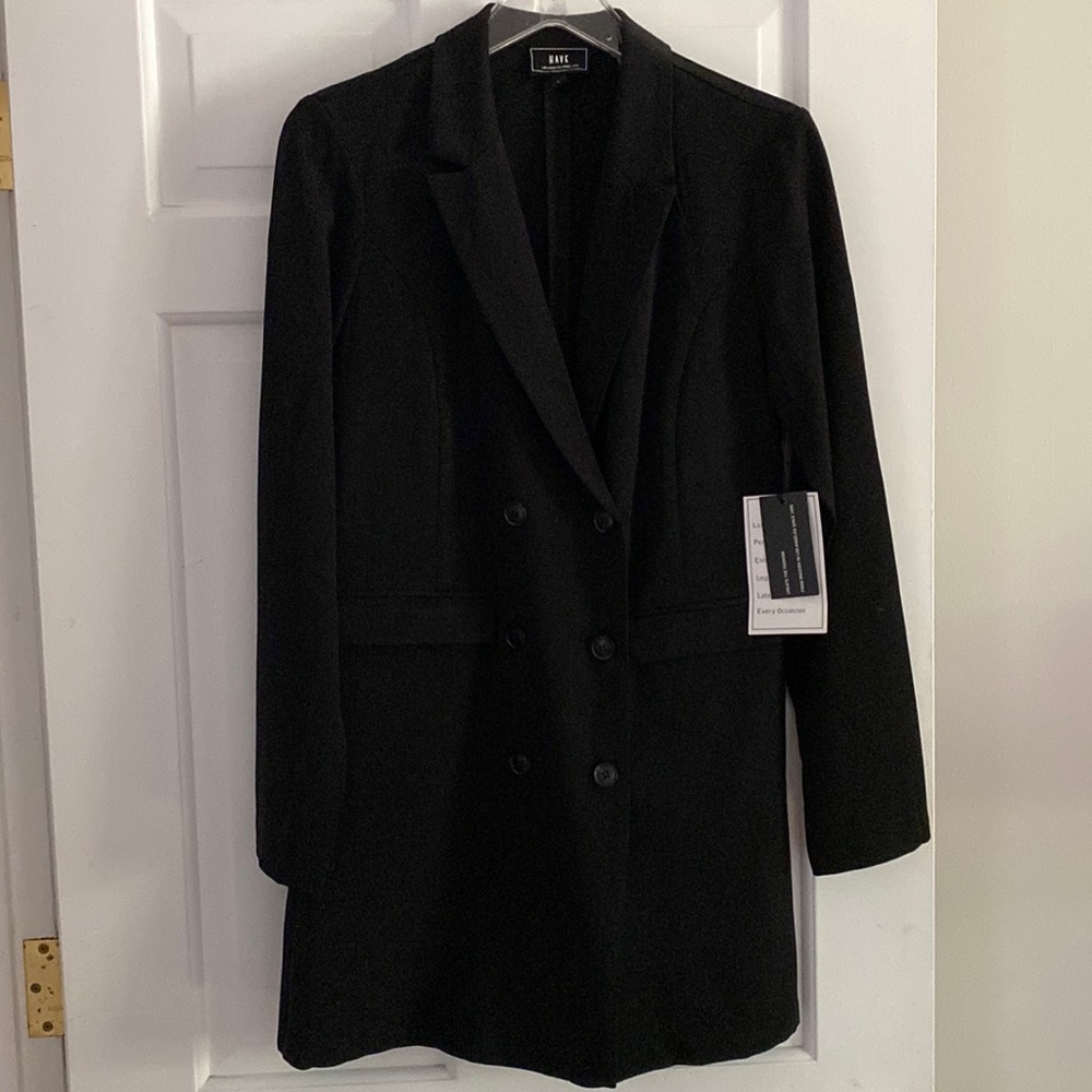 Black Blazer Dress